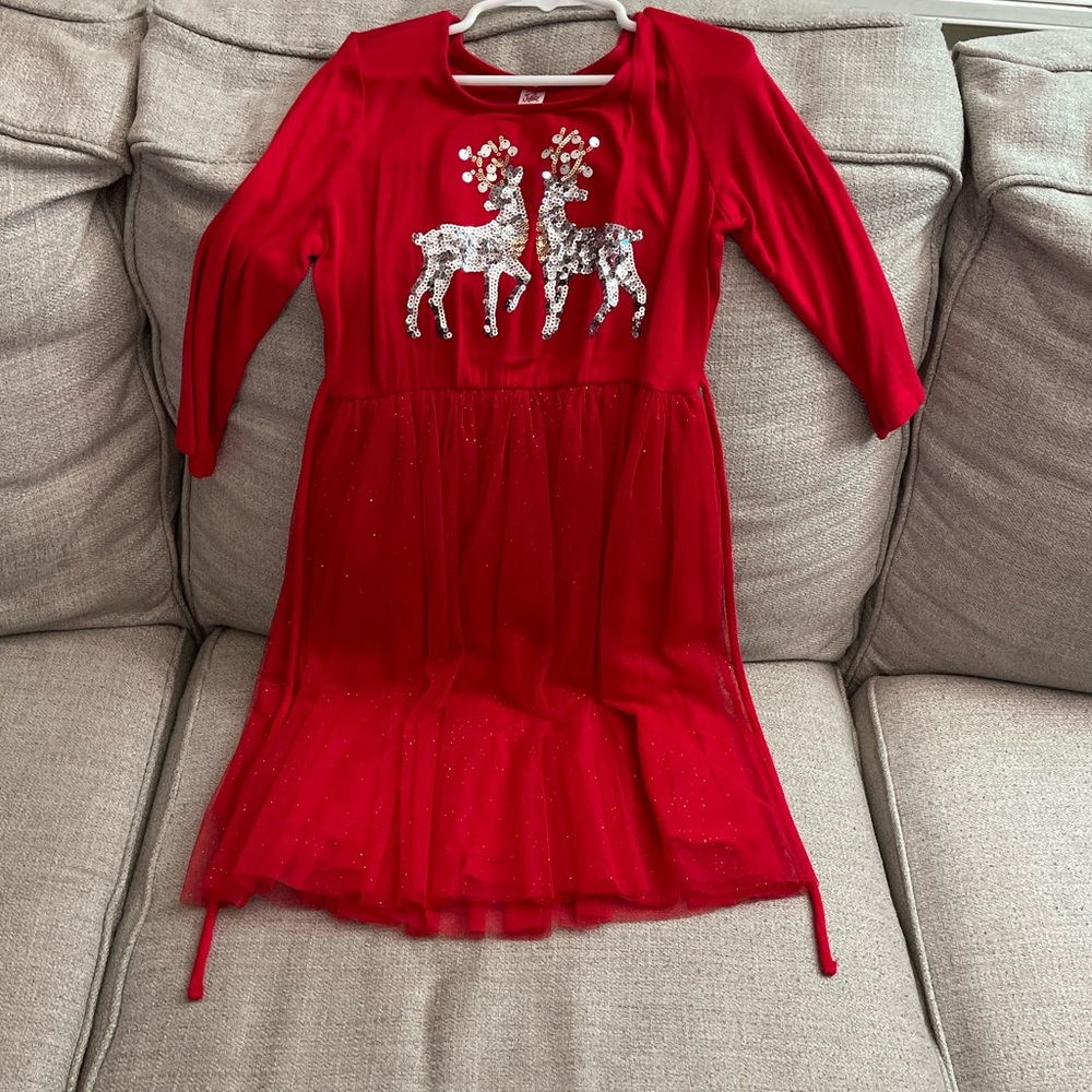 Little girl, Christmas dress